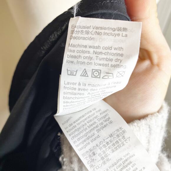 J Crew Women's Black Embroidered Tiered Mini Dress XS NWT - Picture 8 of 8